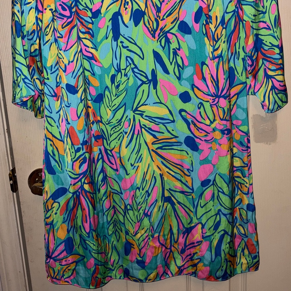 Women’s Lilly Pulitzer Hot Spot Carol Shift Dress Size 8 - Picture 5 of 9